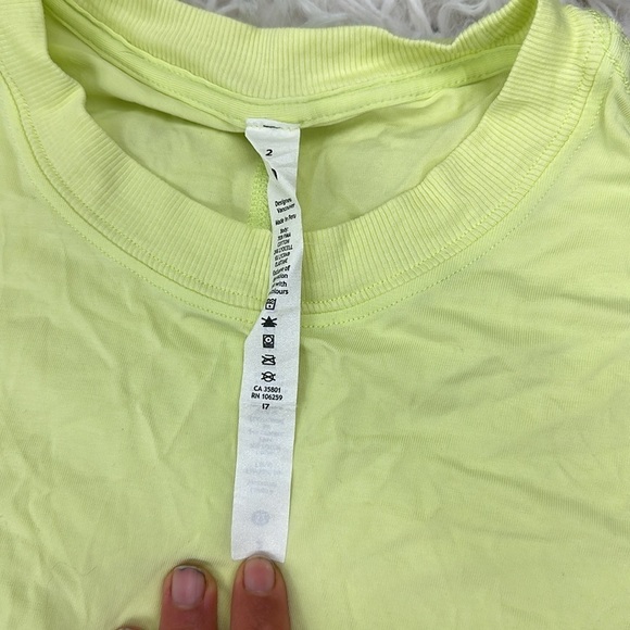 Lululemon All Yours Tee Dress Lemon Vibe - Picture 2 of 6